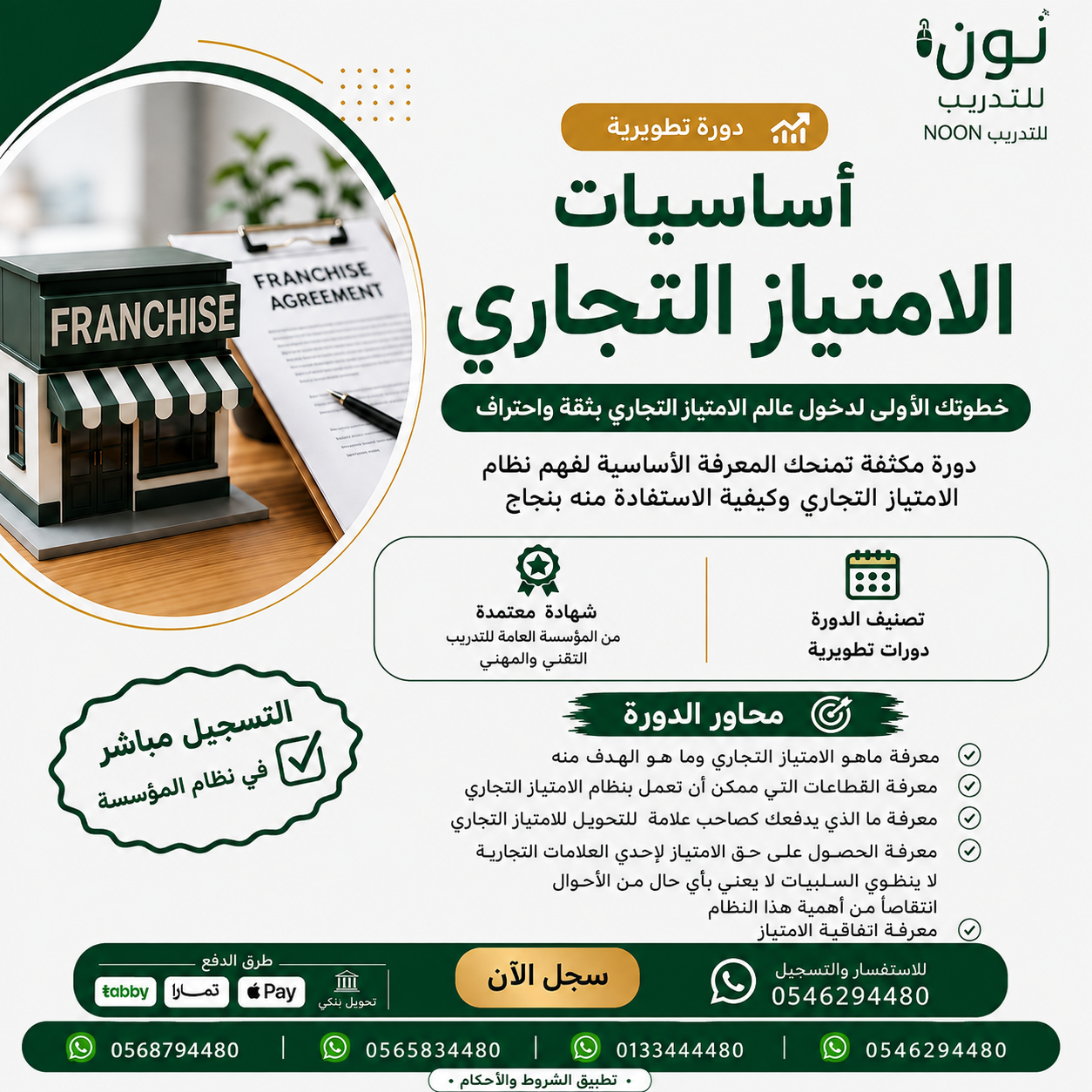 أساسيات الامتياز التجاري